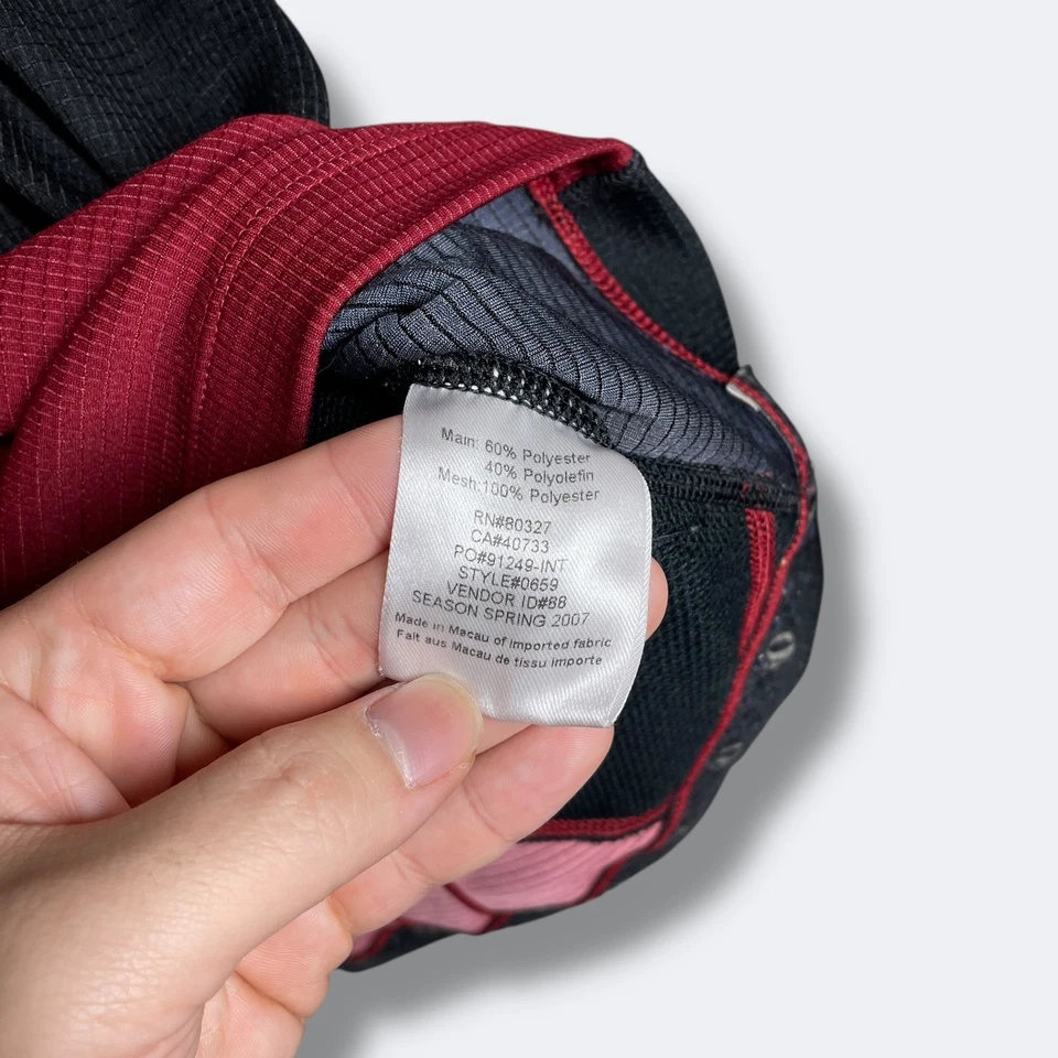 Camiseta deportiva elástica básica Pearl Izumi para hombre grande roja negra Foto 4 de 4