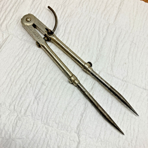 Early Starrett Pat 1889 No 90 Divider Compass - Incomplete