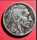 1920D US Buffalo Nickel! "Denver" Mint! FINE! Old US Coin!