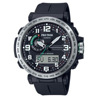 Casio Men's ProTrek PRG-601-1 Triple-Sensor Solar-Powered Watch PRG601