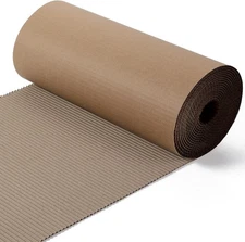 Corrugated Cardboard Roll 12 x 197 Inch Singleface brown 12 x 197 inch 