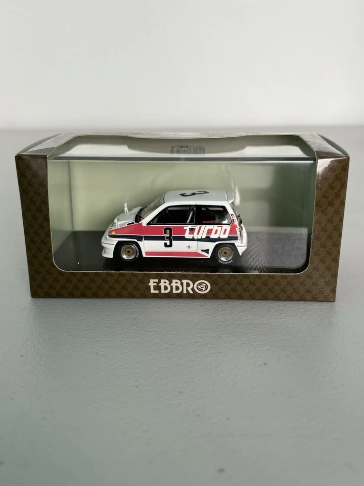Diecast Model Car 1:43 Scale Ebbro Honda City Turbo Suzuka Johansson #3 - image 2 of 4