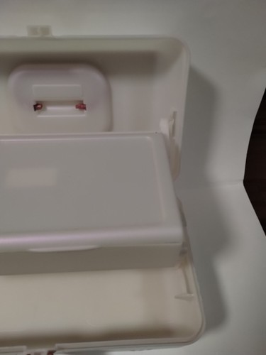 Caboodles X Barbie On The Go Girl Makeup Case Iridescent White Pink With Mirror - Picture 12 of 24