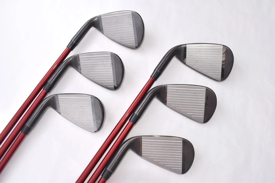 6pcs Adams XTD Iron Set 5-6-7-8-9-PW Flex Regular MITSUBISHI RH Irons Black - Image 4 of 4