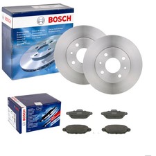 BOSCH BREMSSCHEIBEN 240mm + BELÄGE VORNE passend für FIAT PANDA 169 PUNTO 188