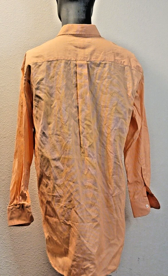 Camisa de vestir Robert Talbott para hombre 16,5 x 33 manga larga con botones Foto 4 de 4