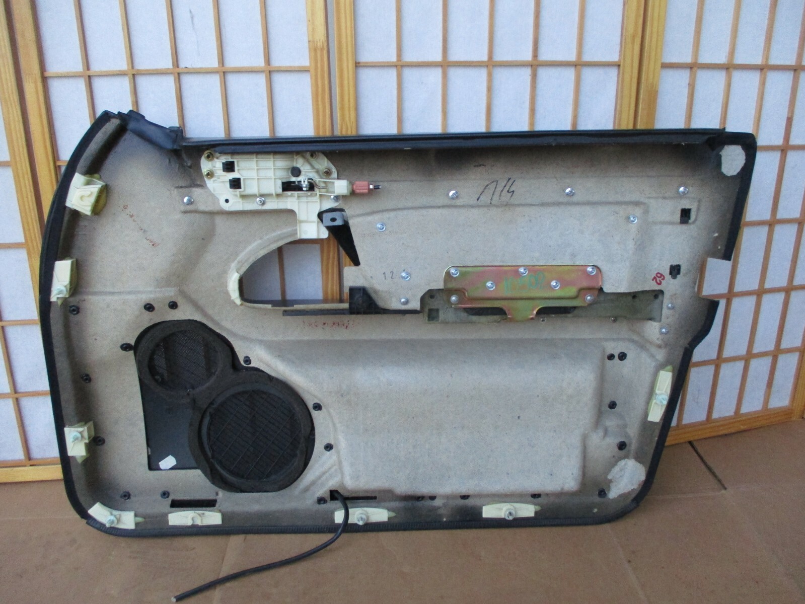 9499 Mercedes Benz W140 S420 S500 Left Right BLACK WOODGRAIN Door