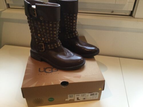 Original Ugg Leder Stiefelette Stiefel Boots mit Nieten absolut cool Neu Gr.39 - Bild 1 von 3