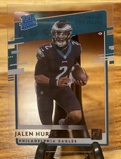 Sharp/Centered💎Jalen Hurts 2020 Donruss Clearly Rated Rookie #RR-JAH  RC Eagles