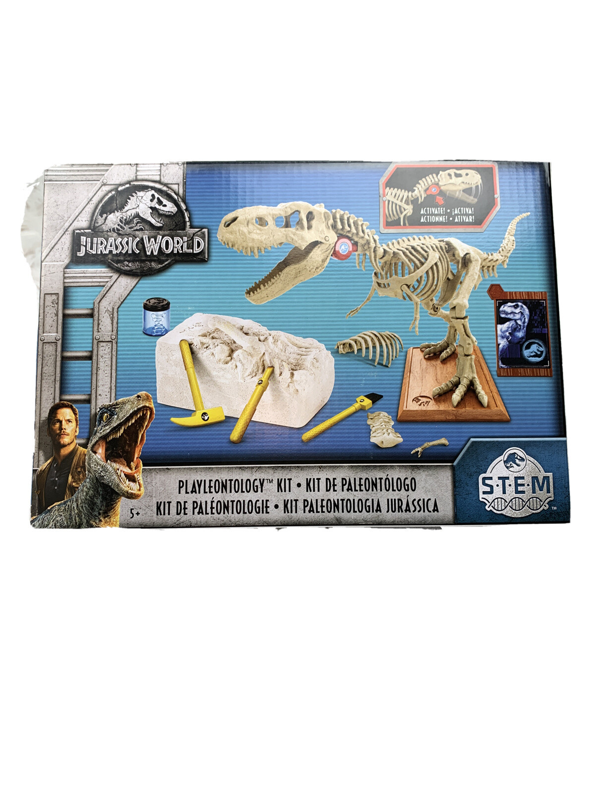 jurassic world stem paleontology kit