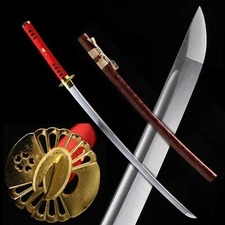 USA Stock JP Samurai Sword Katana 9260 Spring Steel Full Tang Razor Sharp