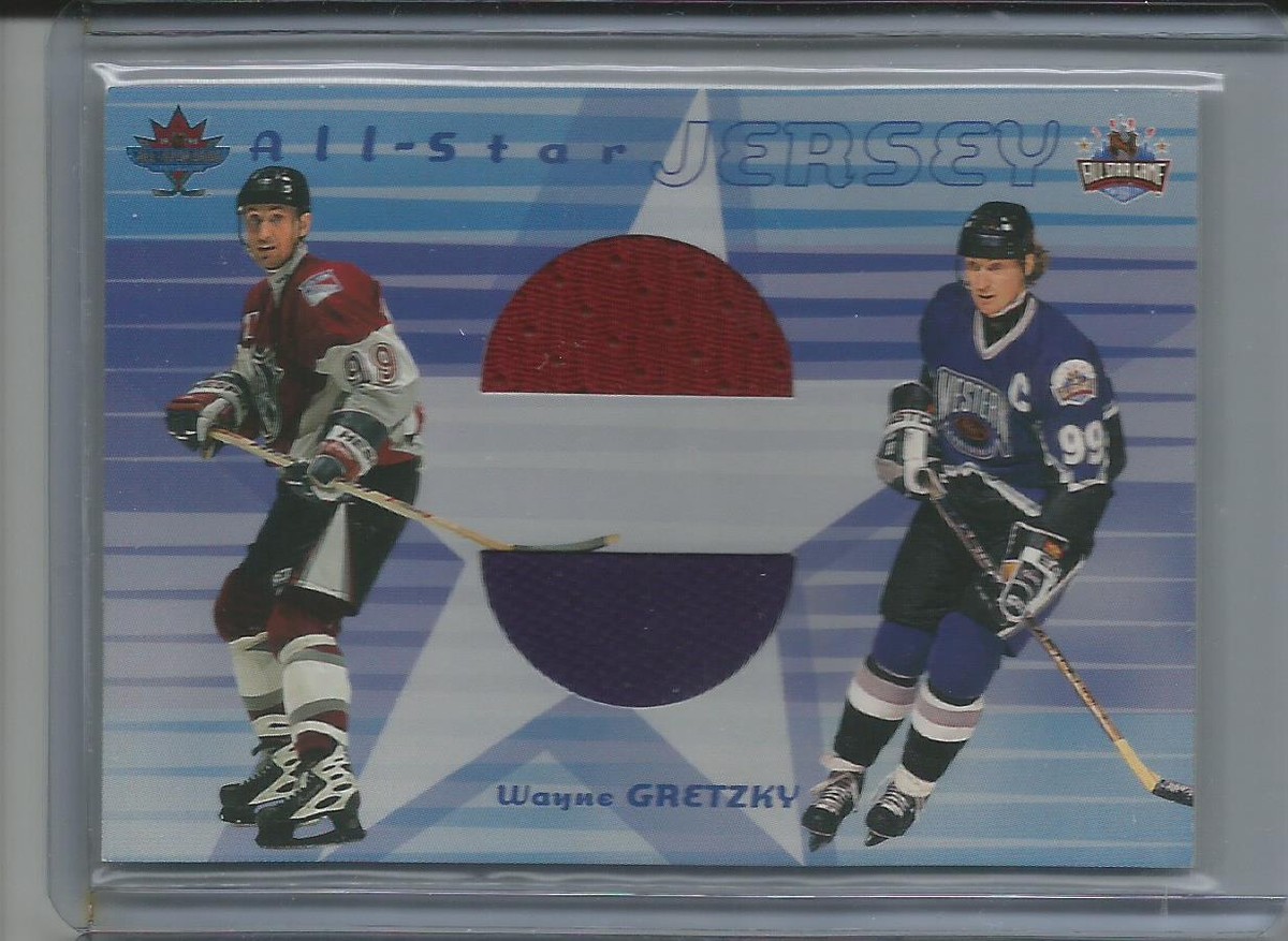 2001-02 BAP Memorabilia Wayne Gretzky All-Star Dual Jersey 2001-02 BAP Memorabilia Wayne Gretzky All-Star Dual Jersey