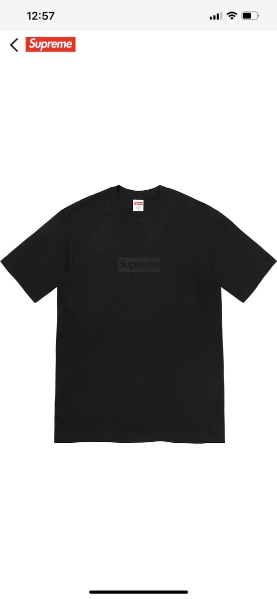 Supreme Tonal Box Logo Tee SS23 White