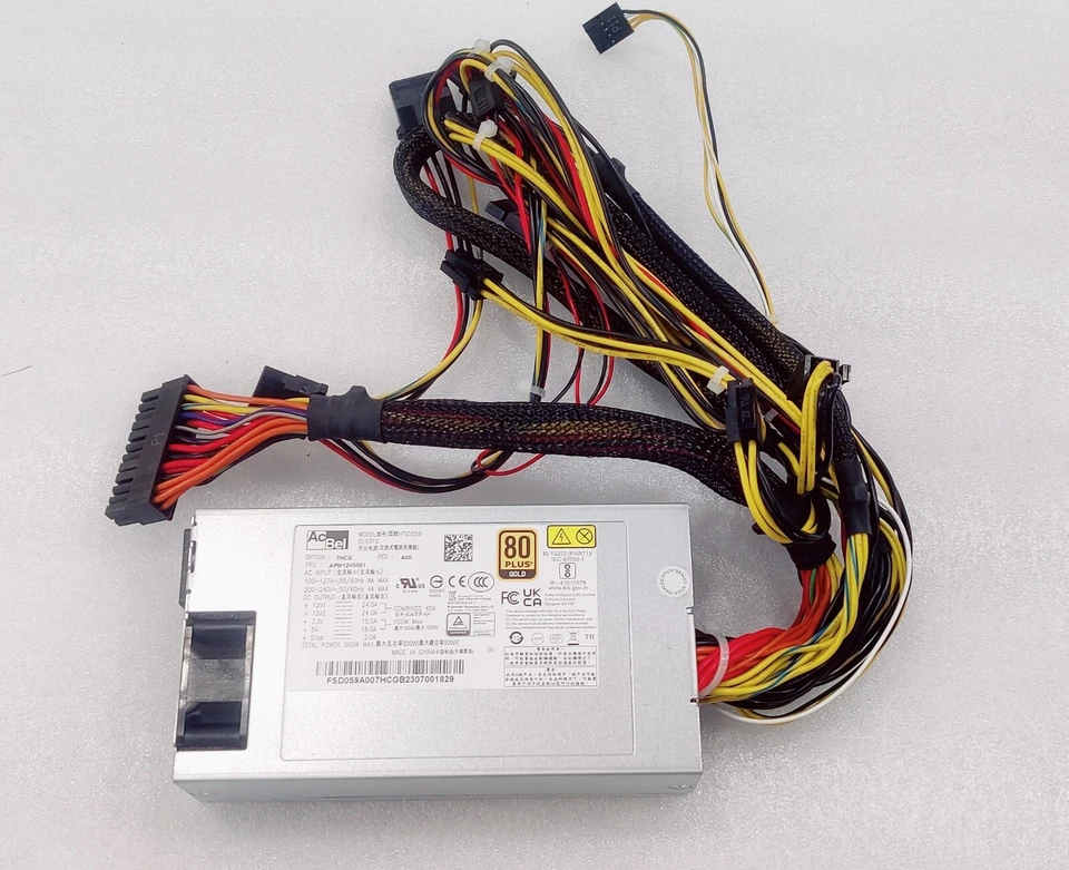 New Acbel Small 1U 500W Switching Power Supply Model: FSD059 500W - Image 3 of 4