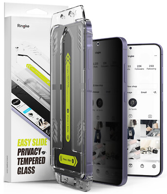 For Samsung Galaxy S24 Plus [Easy Slide Privacy Glass] Ringke