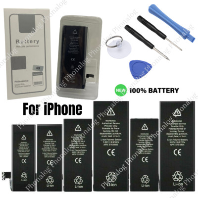 Replacement Battery For iPhone 6 6S 7 Plus 8 X XS Max XR 11 12 13 14 Pro Max Lot