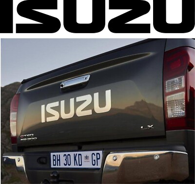 Isuzu D-Max SOLID TAILGATE DECAL VINYL GRAPHIC STICKER PICKUP 4X4 TRUCK
