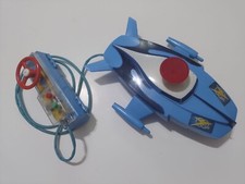 Vintage MJ MIGHTY JACK SPACE HYDROJET PLANE Remote Control Toy Bandai Japan 1969