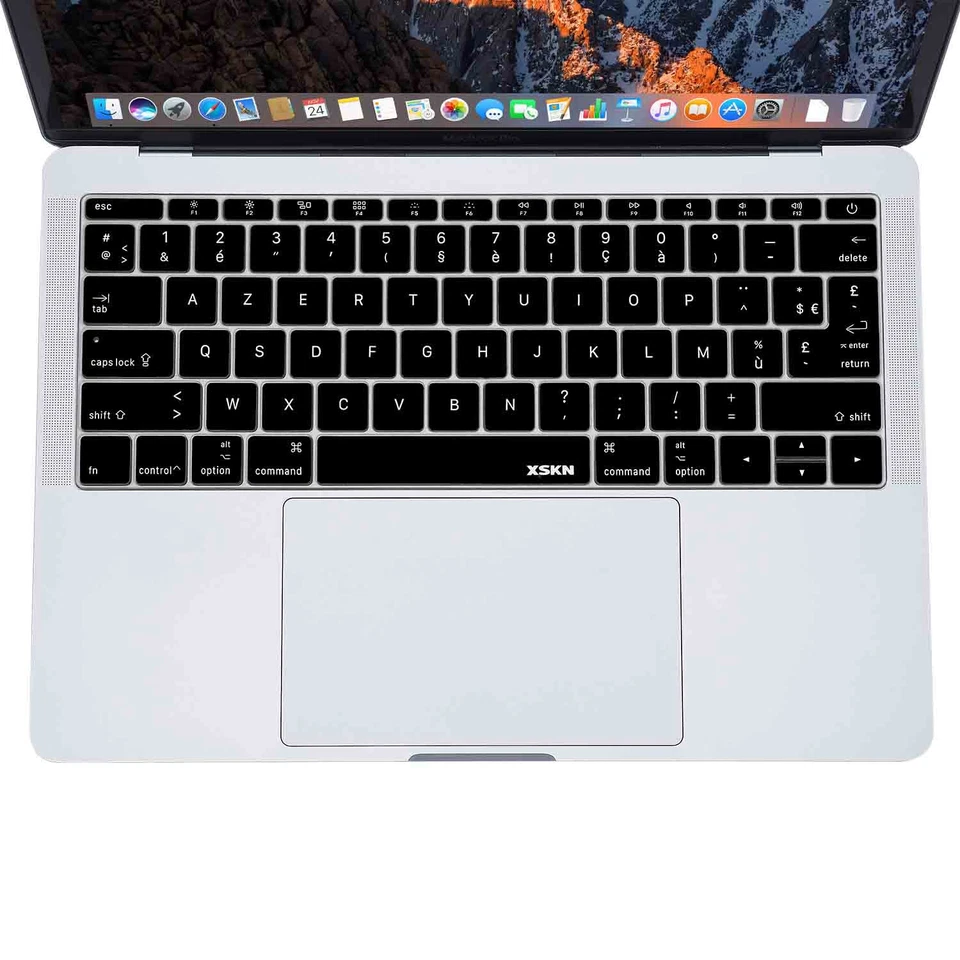 XSKN AZERTY French Keyboard Cover for Macbook Pro 13.3 no Touch Bar/Macbook 12 - Image 2 of 4