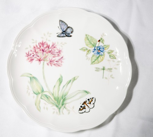 Lenox Schmetterlingswiese 5er Set (3 Designs) 11" Essteller mit gewelltem Rand - Bild 7 von 10