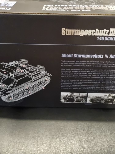 2.4Ghz HengLong 1/16 Scale Germany Sturmgeschutz III - RC Metal Upgraded Tank - Picture 4 of 5