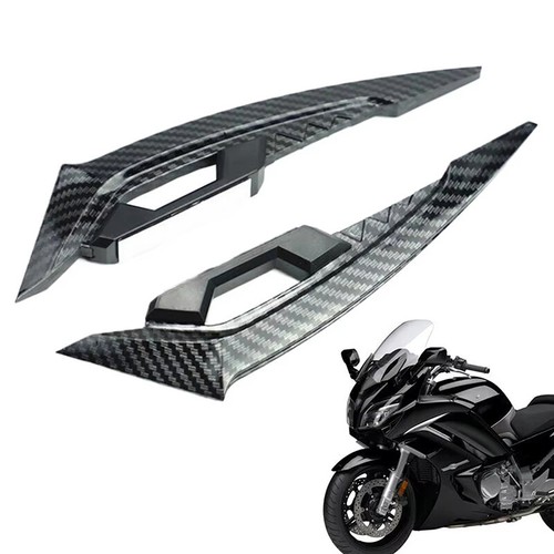 1 Pair Motorcycle Winglets Motorcycle Front Side Spoiler Aerodynamic Wing Set - Picture 5 of 12