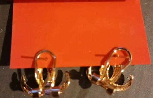 Fabulous Betsey Johnson Gold toned Double Leopard Jewelry Set Necklace/Earrings - Picture 10 of 10
