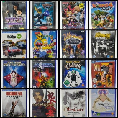 Playstation 2 Ps2 Spiele Auswahl USK 0 - USK 16 Simpsons Onimusha Resident Evil