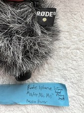 Used RODE iphone Video Me Microphone Puff 3.5mm Head phone Jack Passive power