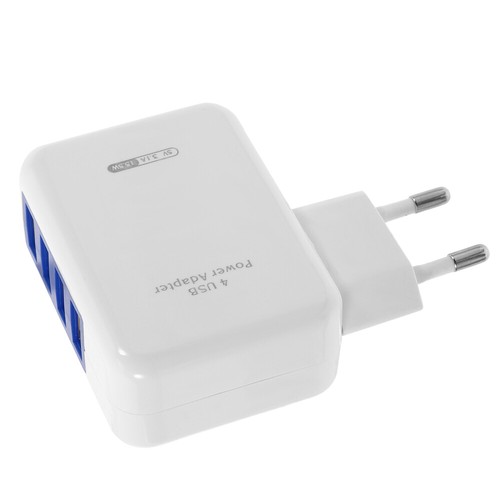 4 -Port USB -Ladegerät Multi-USB-Ladegerät Mit Mehreren Anschlüssen - 第 2/12 張圖片
