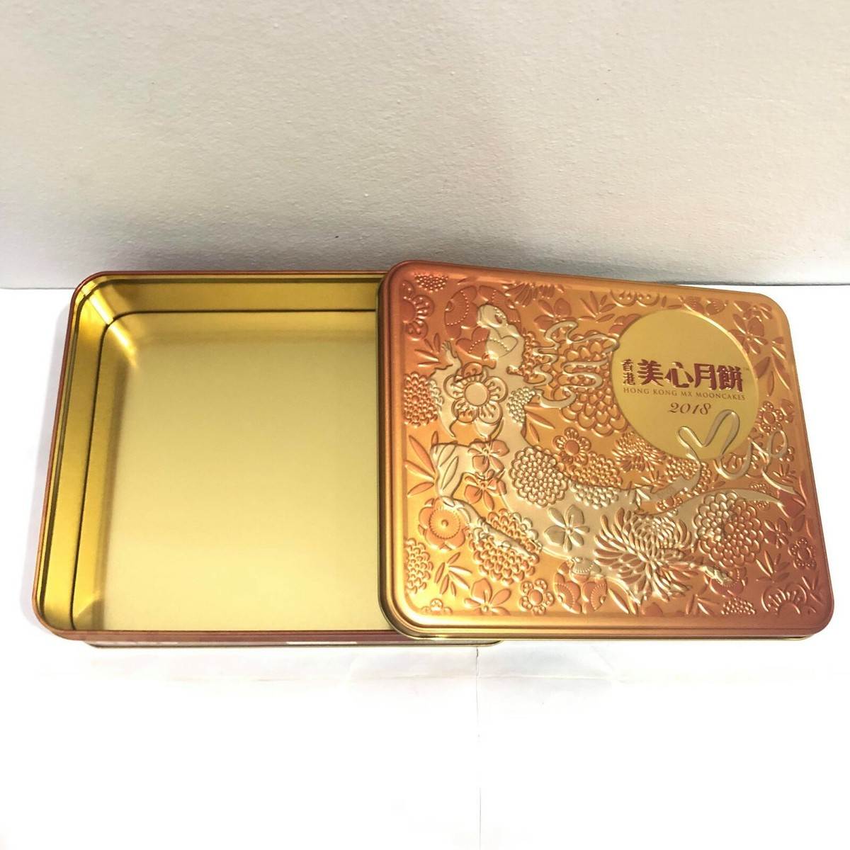 うっちゃん秘宝5.8ml天国の睡蓮Heaven Lotusプラチナセール② Hong Kong MX Mooncake empty Tin Box Flower Chinese Goddess