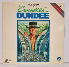CROCODILE DUNDEE Single LaserDisc LD discs 1986