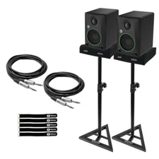 Mackie CR3.5 3.5" Active Powered Multimedia Studio Monitor Speakers Pair w St...