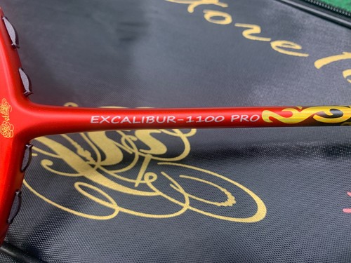 K&L Badmintonschläger Excalibur 1100 Pro Red 4U 82g-84g G5 22-32lb - Bild 9 von 13