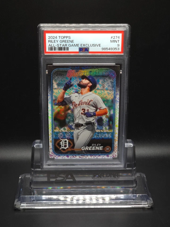 Riley Greene 2024 Topps All-Star Game Team Set ASG Variation PSA 9 + 23 Card Set - Image 3 of 4
