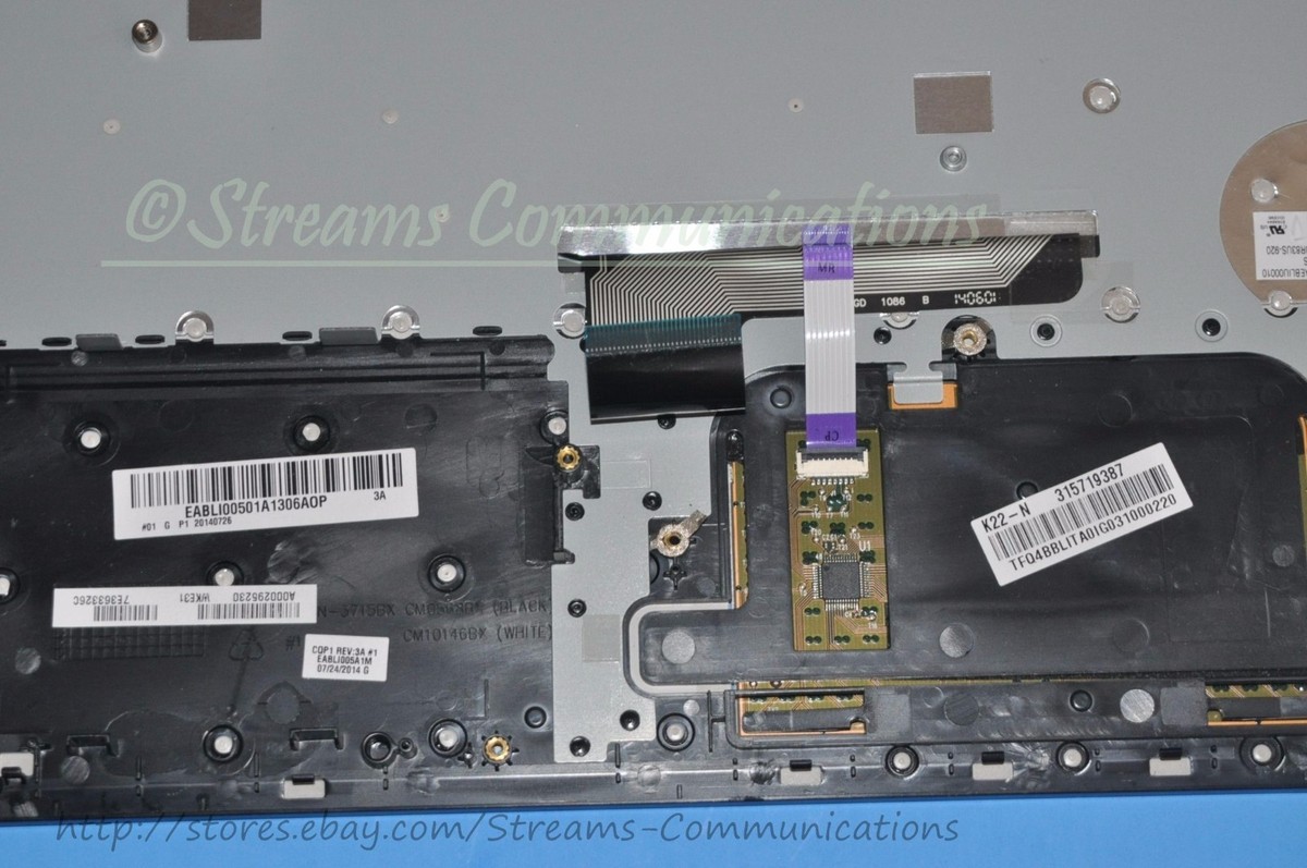 TOSHIBA Satellite L55T-B L55T-B5271 L55T Laptop Palmrest w/ Touchpad Keyboard