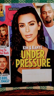 US WEEKLY KIM & KANYE UNDER PRESSURE 12/12/2016 MAGAZINE AWESOME COLOR PHOTOS