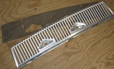 1976 MERCEDES 280S FRONT AIR VENT GRILL TRIM COWL SCREEN ALUMINUM CHROME COVER