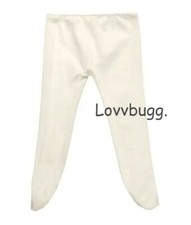 White Tights Opaque for 18" American Girl Doll Clothes Accessory FREESHIP ADDS 