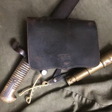 Civil War Cavalryman PISTOL cartridge Box Ammo Pouch Colt Remington hand Gun
