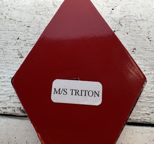 For Mitsubishi L200 Triton 2006-09 Front Grille Mask Emblem Chrome length 15cm - Picture 6 of 6