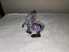 Vintage Timpo Grey Rearing Horse U.S. Cavalry Civil War Lead Toy Figure