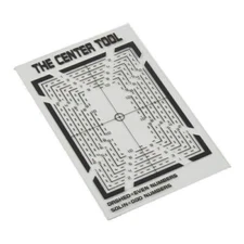 1/2/5 PCS Graduated Self-Test Card Center Grading Tool Card Center PVC Material