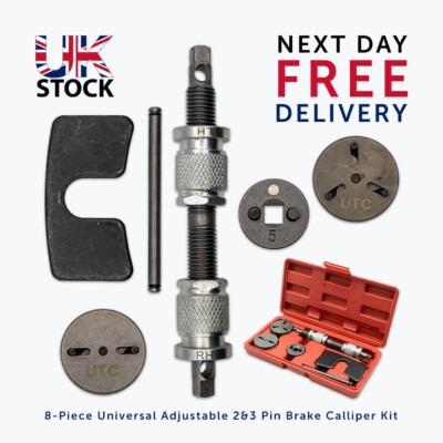 Universal Einstellbarer Bremssattel Aufwickel Werkzeug Kit 2 und 3 Pin Wind Back Kit