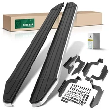 5.5" Black Textured Aluminum Running Board for Nissan Pathfinder 2022 2023-2024