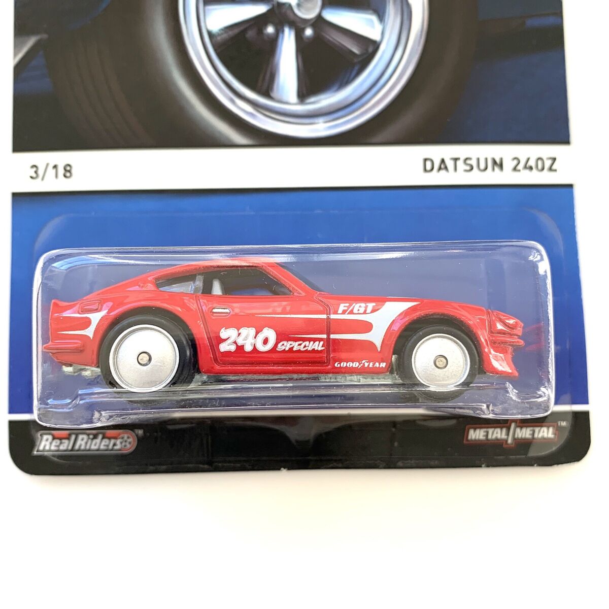 Hot Wheels Heritage Real Rider Datsun 240Z RED series #3/18 Hot Wheels Heritage Real Rider Datsun 240Z RED series #3/18