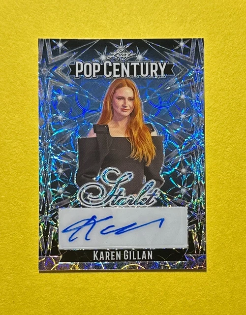 2024 LEAF METAL POP CENTURY KAREN GILLAN STARLET AUTOGRAPH /9 #S-KG1
