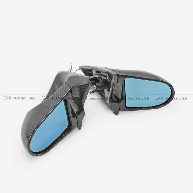 Espejo retrovisor de fibra de carbono de repuesto para Nissan Z32 300ZX (LHD) Foto 3 de 4