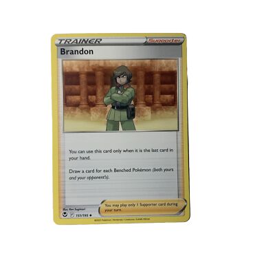 rainbow brandon pokemon card price Brandon #203 Prices | Pokemon Silver Tempest