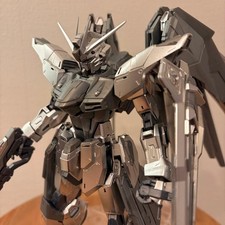 MG Freedom Gundam Ver.2.0 Silver Coating SEED Ultimate Metal Gundam Base used